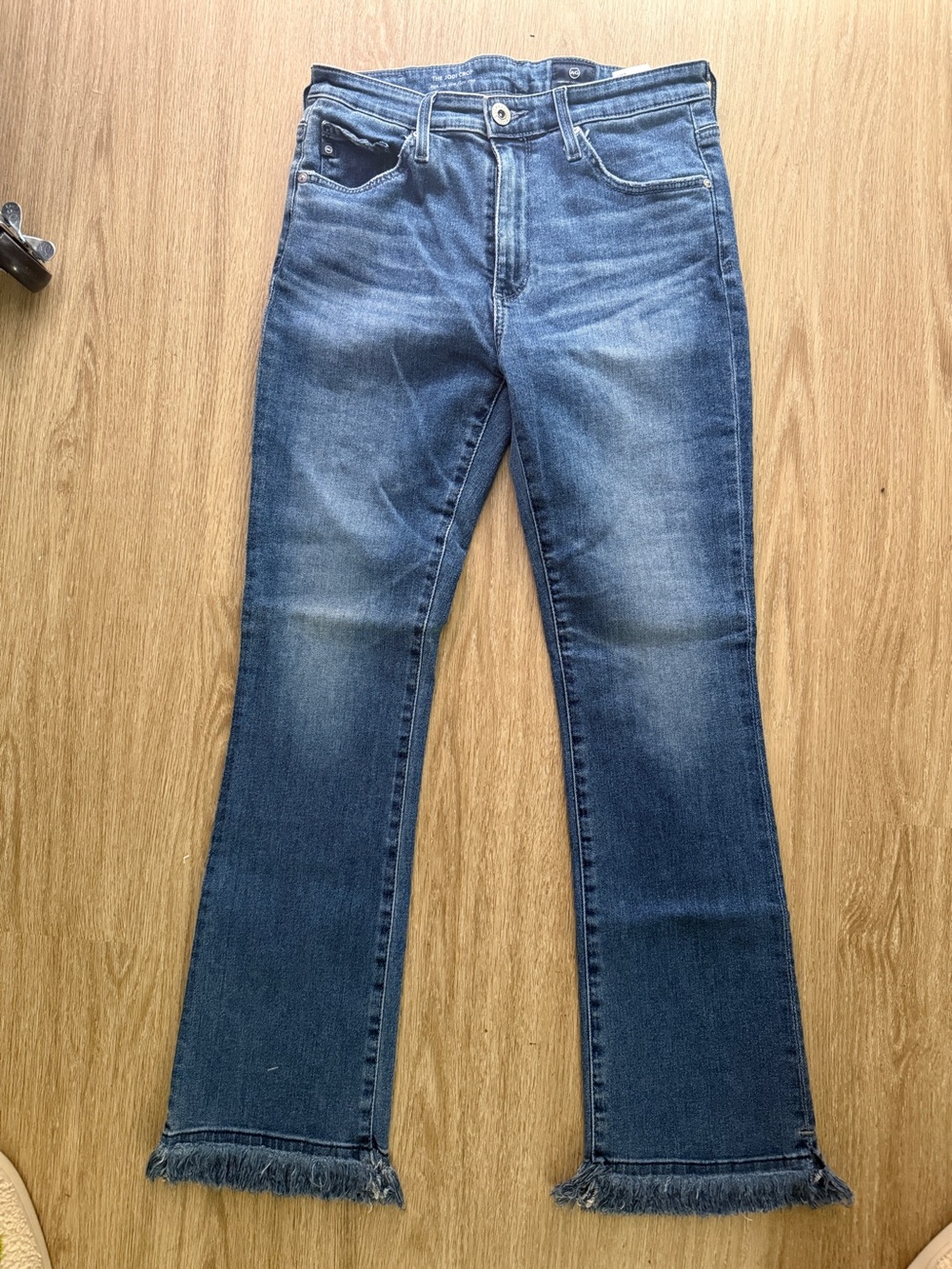 Brand New AG Adriano Goldschmied The Jodi Crop Slim Flare Jeans Size 26R